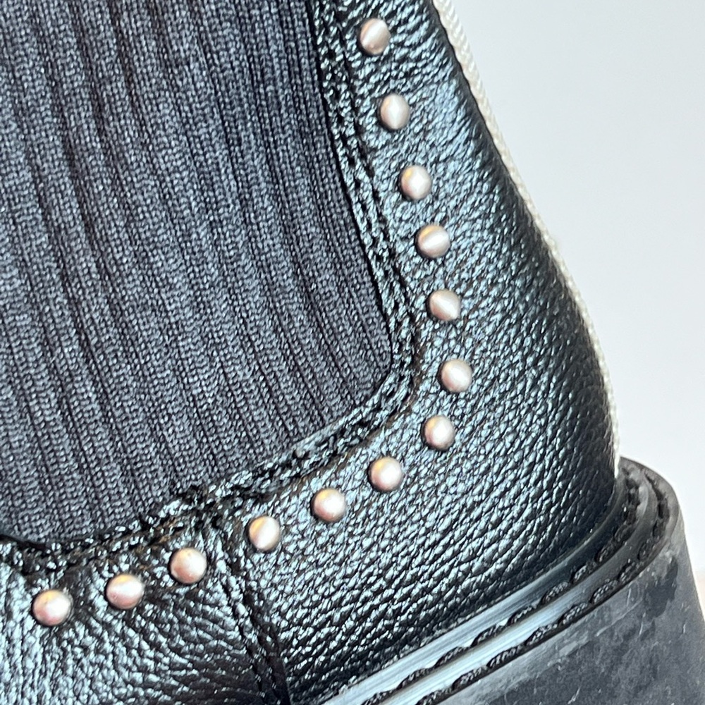 Dolce Vita leather black studded boots size6.5 - Picture 6 of 8
